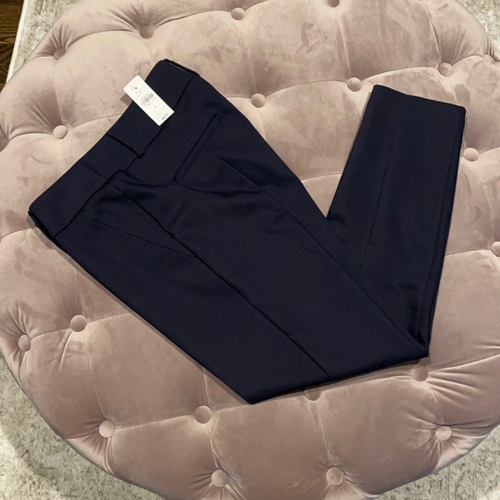 Loft Navy Ankle Pants